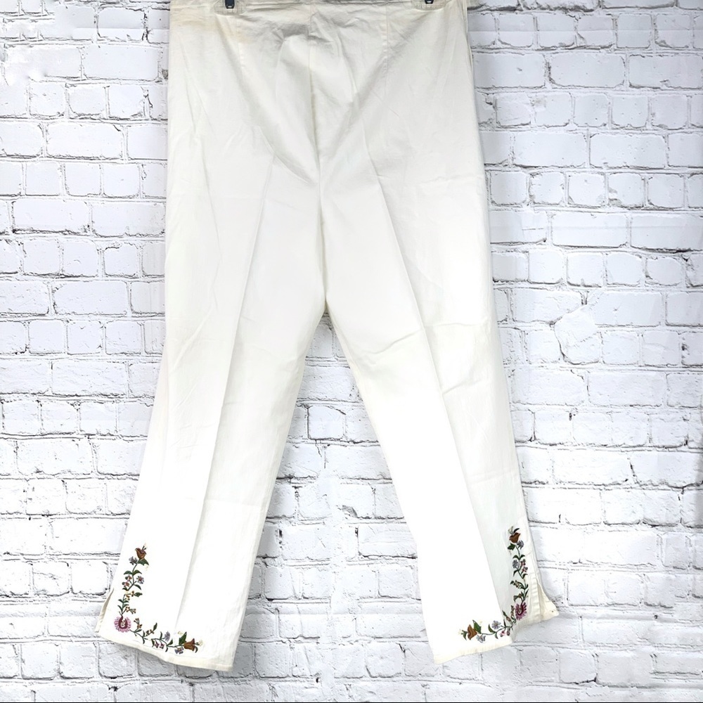 EUC-VNTG Mama EnjoyYourPregnancy Pants Embroidered